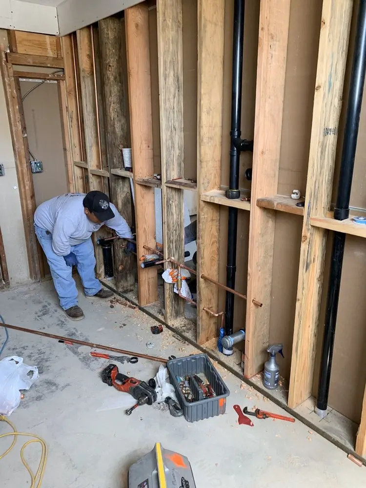 Commercial rough-in plumbing for Commercial Plumbing in Kendall